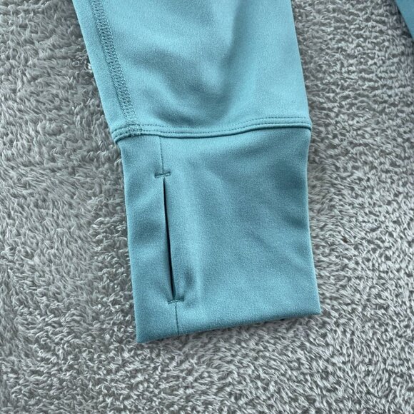 Jockey Womens Aqua Blue Zip-Up Activewear Jacket M Polyester & Spandex NWT 1585 - Picture 8 of 10